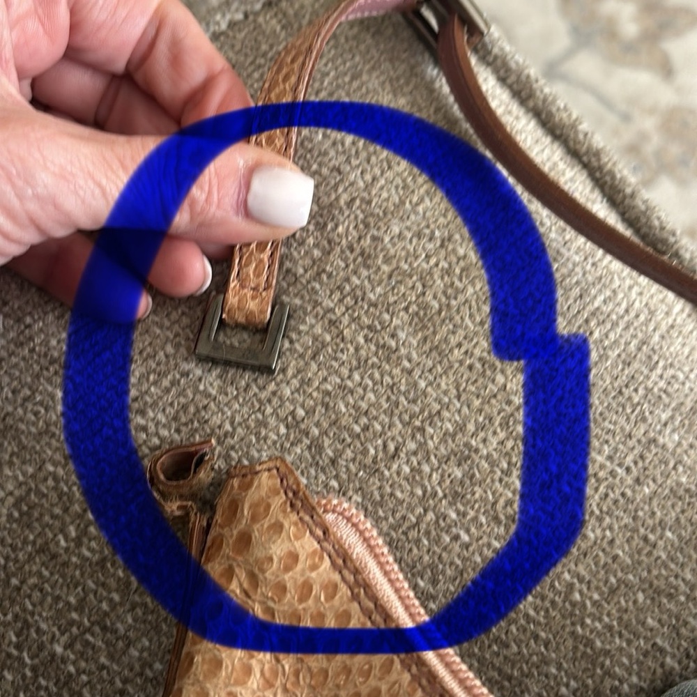 ✨GUCCI Y2K Tom Ford Era Tan Python Snake Pouchette Shoulder Bag - Picture 15 of 16